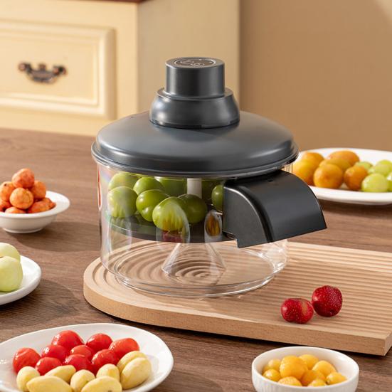 Automatic Grape Peeler Machine Cordless Rechargeable Electric Garlic And Cherry Tomato Peeler Easy to Clean Small Fruit Skin Remover Kitchen Tool