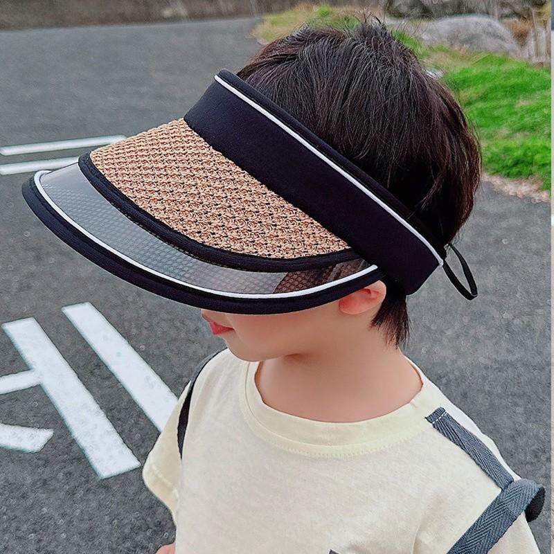 Childrens Summer Sun Hat With Wide Brim Breathable Uv Protection For Outdoor Play And Vacation