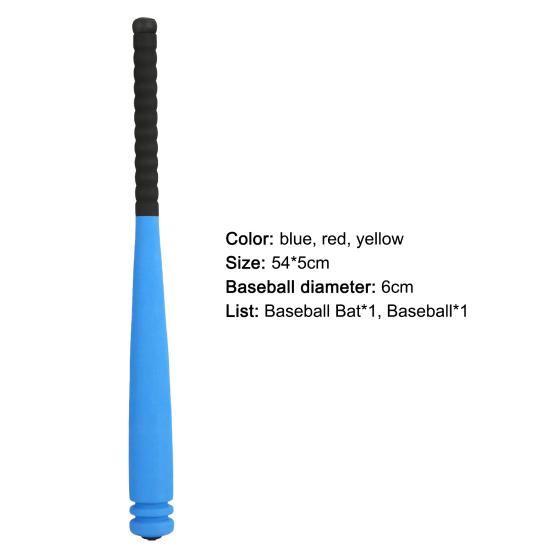 Children Entertainment Baseball Bat Training Softball Stick with Ball for Practice Batting