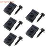 Y4UA Car Screw Base U-Type Mount Fastener Clips Bumper Door Panel Metal Clips