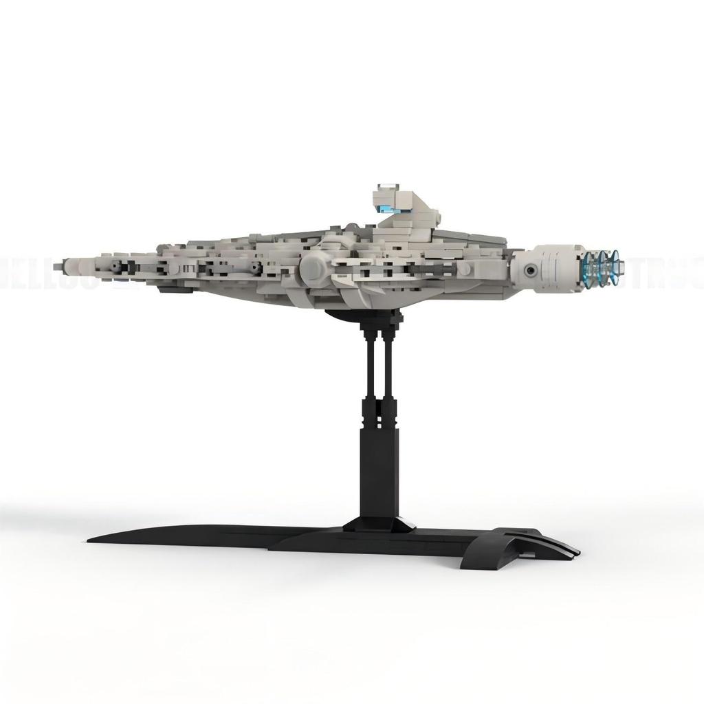 Compatible - 107086 Mini Imperial Light Cruiser - White, Model Building Block Gift Ornament