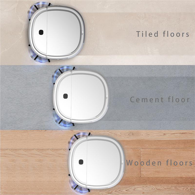 Aspirator automat 2 în 1 robot de măturat Aspirator automat inteligent anti-cădere pentru casă