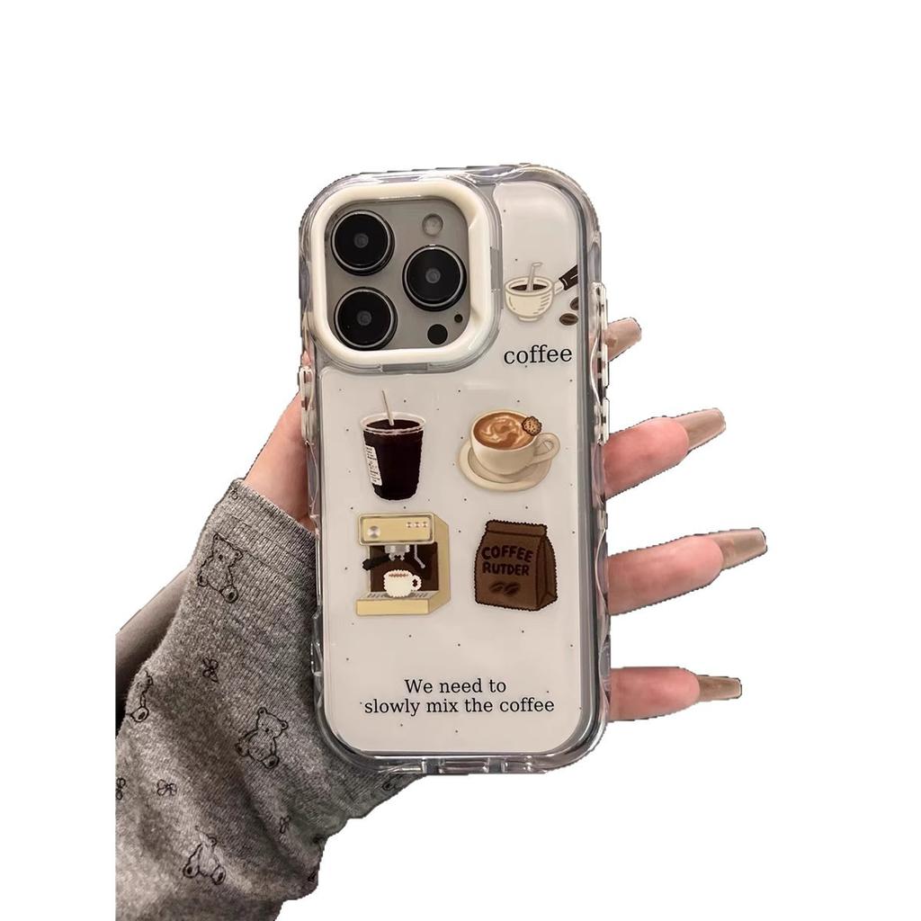 Mok Dot Coffee for Apple 17 Mobile Phone Case Women's Cute for IPhoneXSMax Cartoon 7 Matte 16ProMax