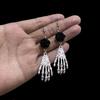Original Halloween Skull Hand Party Earrings