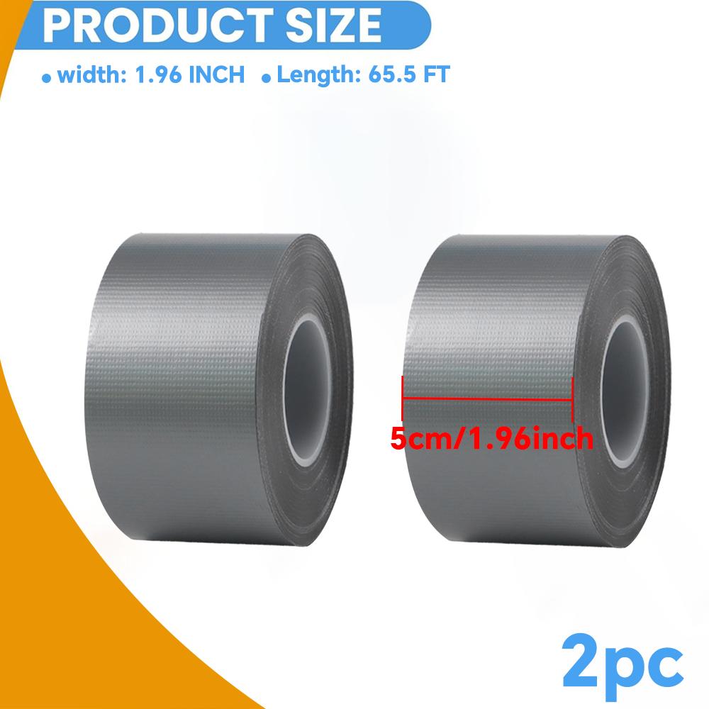 Schwarzes Gewebeband Wasserdicht Schwerlastrohr Einseitig Reißfest Stark Klebend Boden Kanal Zuhause Klebstoff Bündel Fixiert