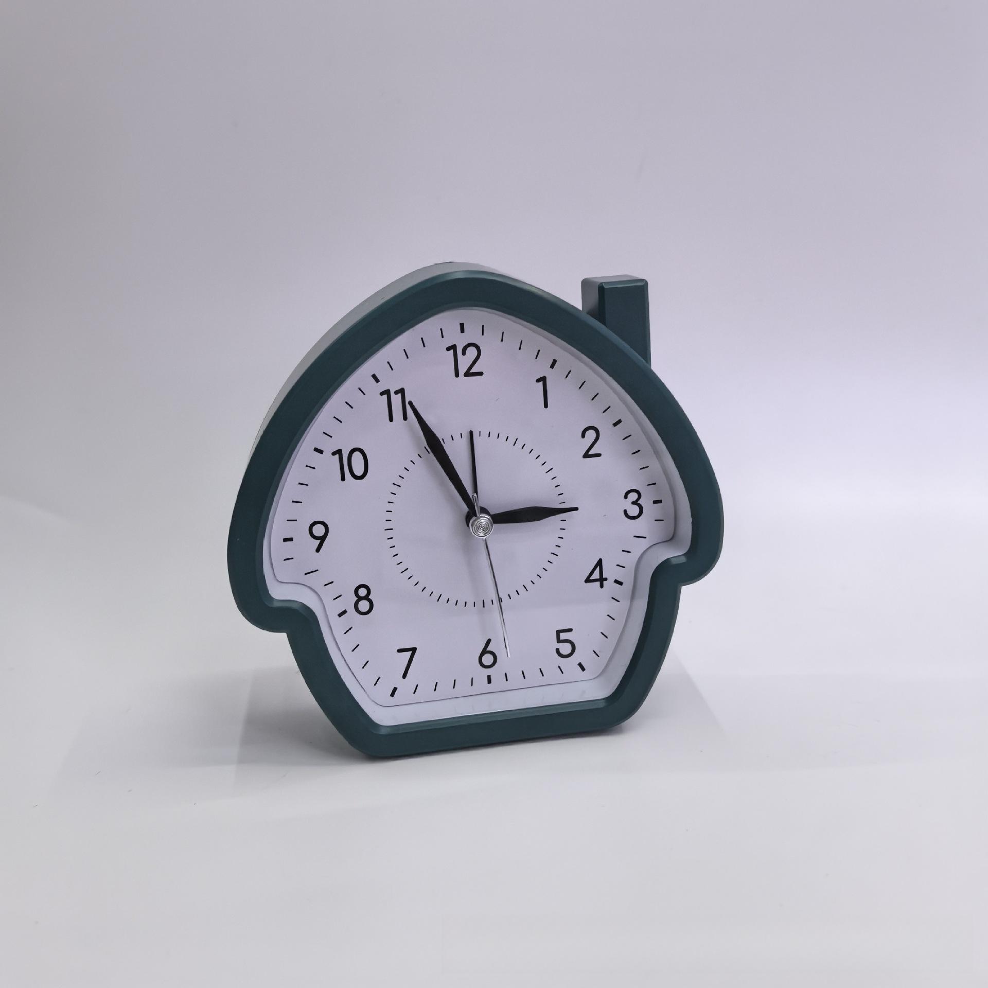 

New style good-selling high-end color house shape digital alarm clock elderly simple digital watch