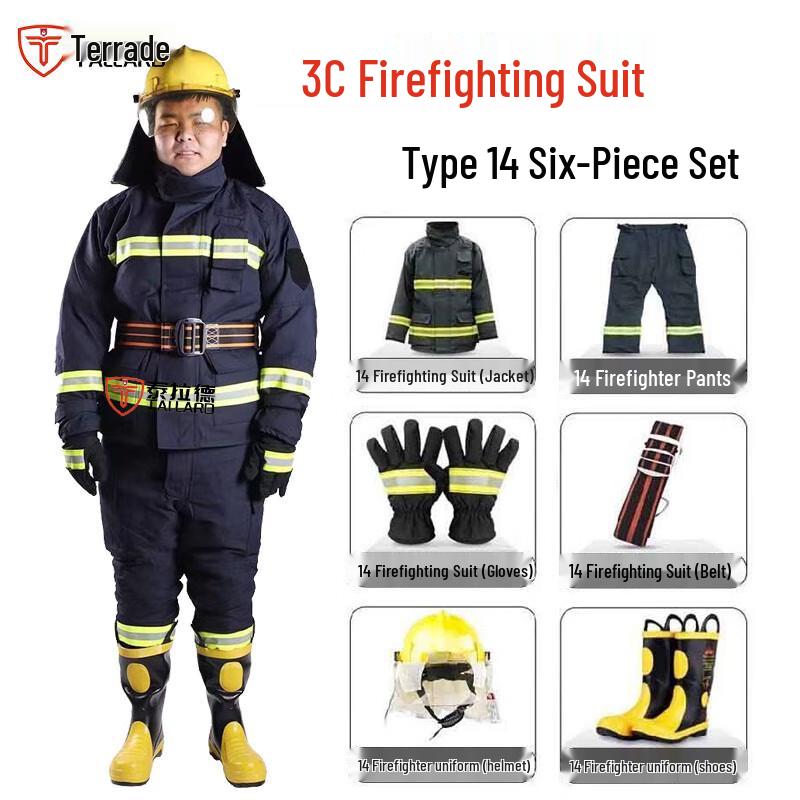Terraud Firefighter Rescue & Protection Suit Set