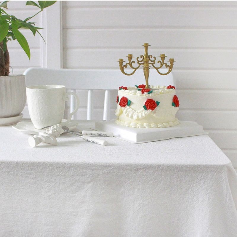 

INS Pure White Photography Dormitory Dessert Tablecloth White texture cloth 70*100cm (rough edge)