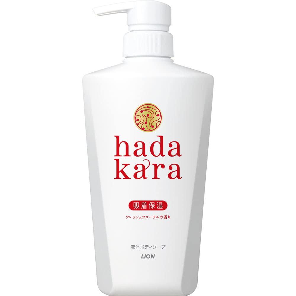[Set of 2] hadakara Body Soap, Fresh Floral Scent, 500ml