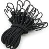 4Pcs Bungee Cords with Hooks Includes 45cm 60cm 75cm 90cm Outdoor Elastic Bungee Straps for Securing Tarps Luggage Tents Bikes