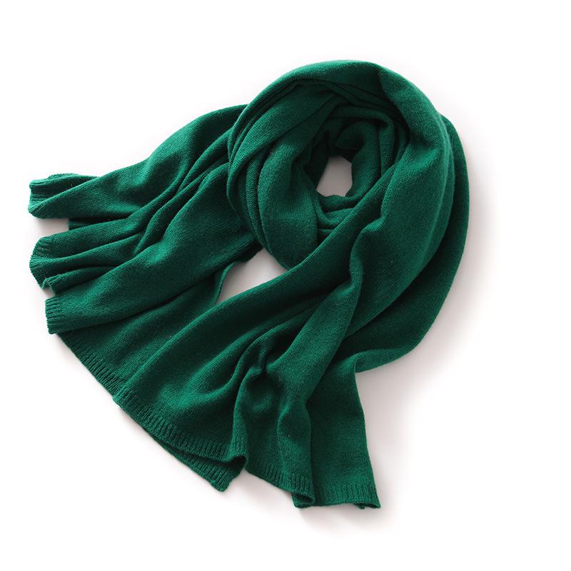 Unisex Cashmere Scarf: Cozy Autumn Winter Knit Neck Gaiter & Shawl
