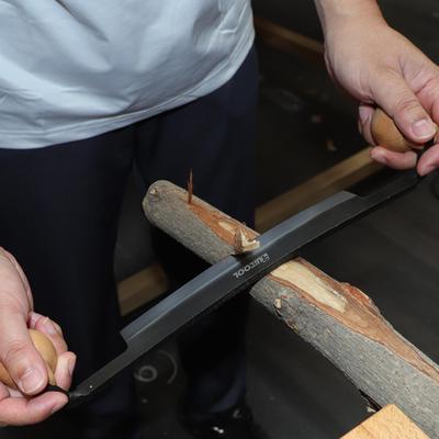 Couteau à dégrossir Manches en bois Simple Droit Outil de rasage abattu