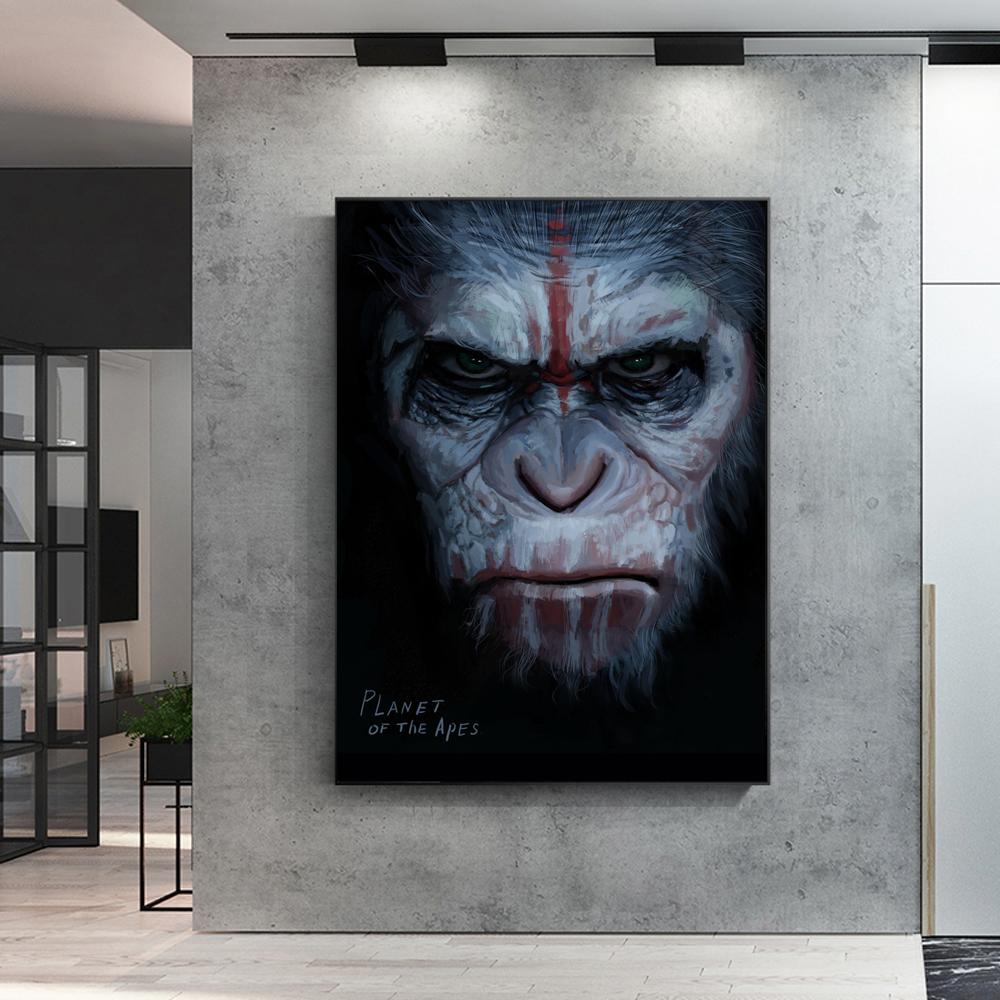 

Rise Planet Of The Apes холст картина животное орангутанг плакат и принты настенная художественная картина для Cuadros домашний декор гостиная