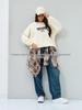 American Retro Style Comfy Pullover Hoodie - Hip Hop Influenced, Round Neck Design