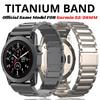 22mm 26mm Quick Fit Titanium Metal Watch Magnetic Band Bracelet For Garmin Fenix 7X/7/6X Pro/5X Plus/Forerunner 955/instinct 2/MARQ Strap Wristband