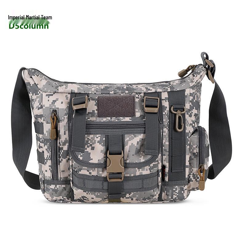 

Men s Camouflage MOLLE Single Shoulder Laptop & Crossbody Bag - Fits iPad 3 & A4 Books Below 20L