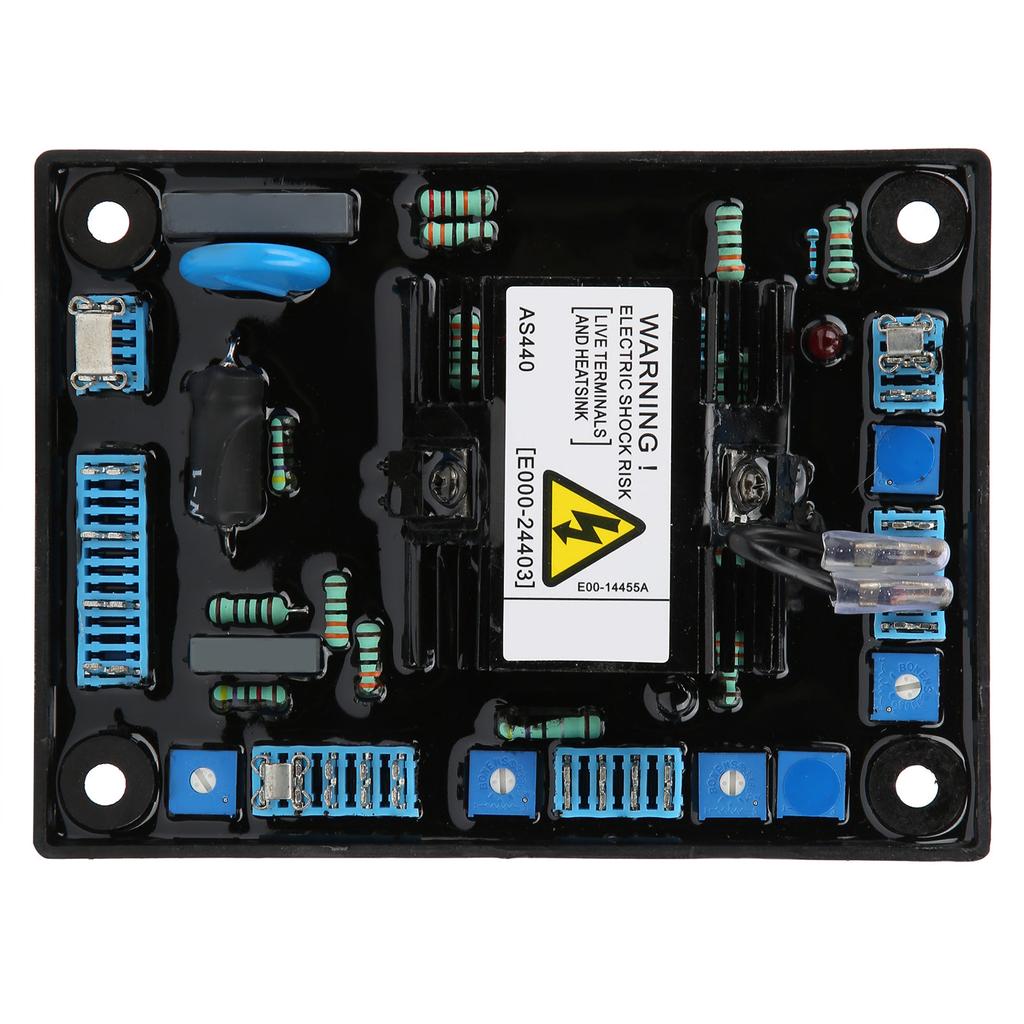Generator Automatic Voltage Regulator Board Brushless Excitation AVR Module Stabilizer AS440