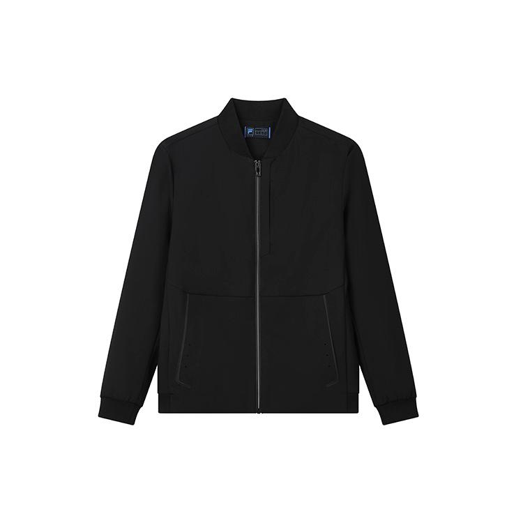 FILA Jackets Men s Jet Black Stand Collar Moderate Other F11M212703FBK L