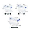 Extra-Large Transparent Plastic Storage Box for Car, Home, or Dorm - Multi-functional Toy Organizer