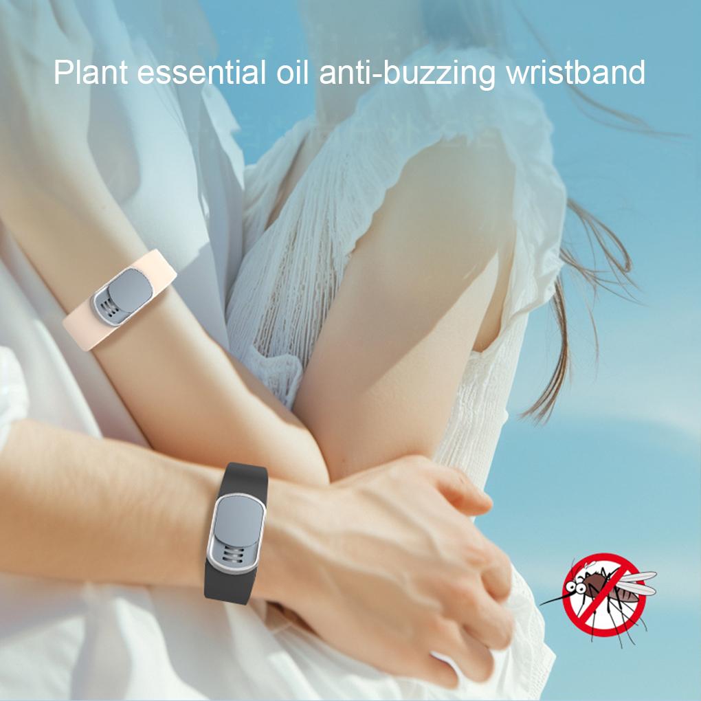 Health Body Wristband USB Charging Plant Essential Oil 180 Days Long-lasting Repellent Brand New