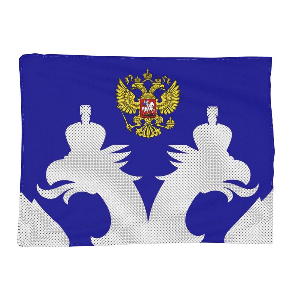 Coat Of Arms Of Russia Russian Flag Blankets Soft Warm Flannel Throw Blanket Bedding for Bed Living Room Picnic Travel Home Sofa