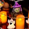 Cross-border Halloween LED String Lights: Pumpkin, Witch & Ghost Decorations for Holiday Ambiance