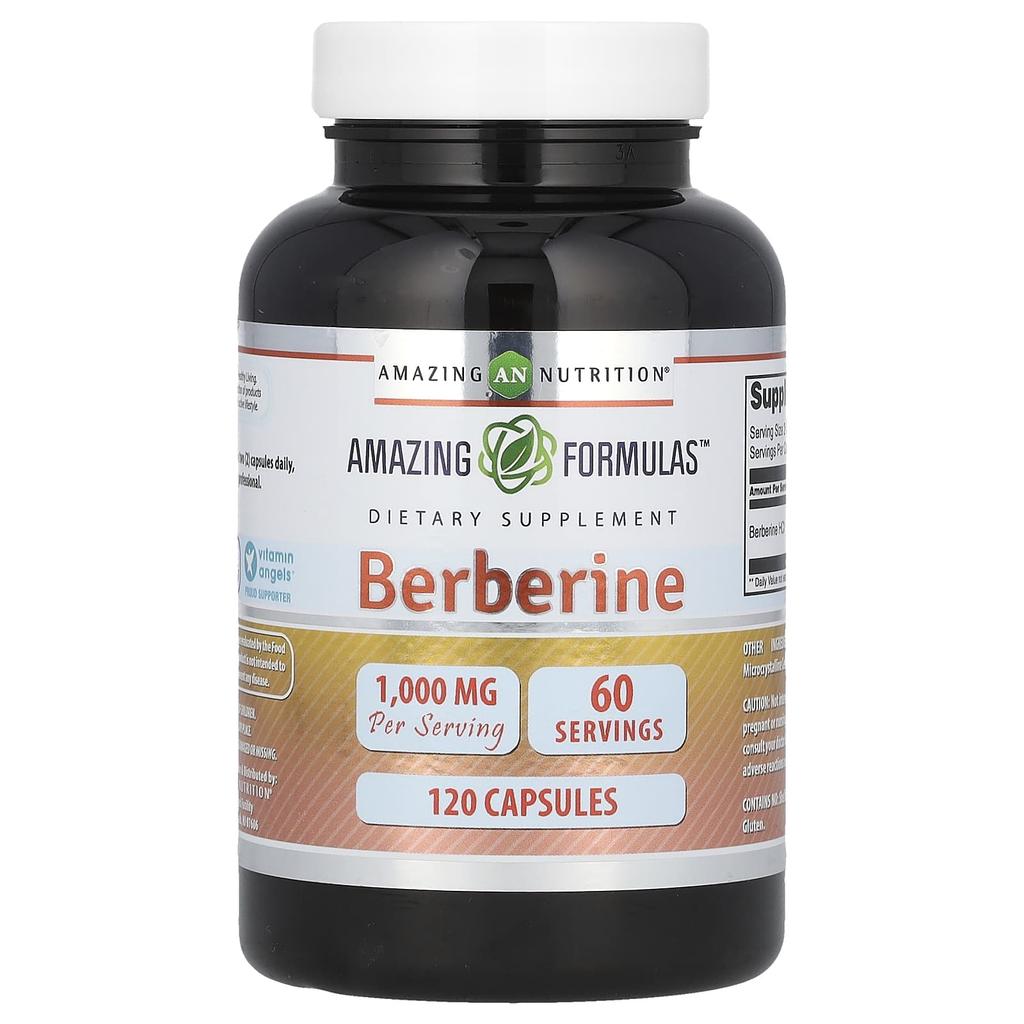 Berberine, 1,000Mg, 120 Capsules (500Mg per Capsule)