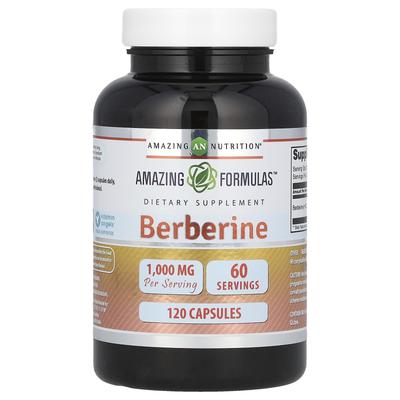 Berberine, 1,000Mg, 120 Capsules (500Mg Per Capsule)
