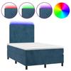 VidaXL Sommier à Lattes de Lit avec Matelas LED, Lit Rembourré, Lit Double, Lit Adulte de Chambre à Coucher Intérieur, 3135997
