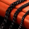 2025 Men's Gold Cuban Chain Necklace & Bracelet - Stainless Steel, 3/5/7/9mm