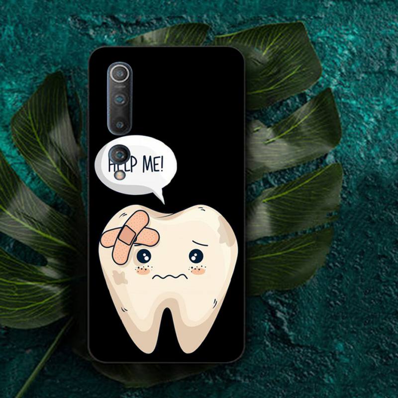 YNDFCNB Dental Implant Dentist Dental Teeth Pattern Phone Case for RedMi Note 4 5 7 8 9 Pro 8T 5A 4X Case
