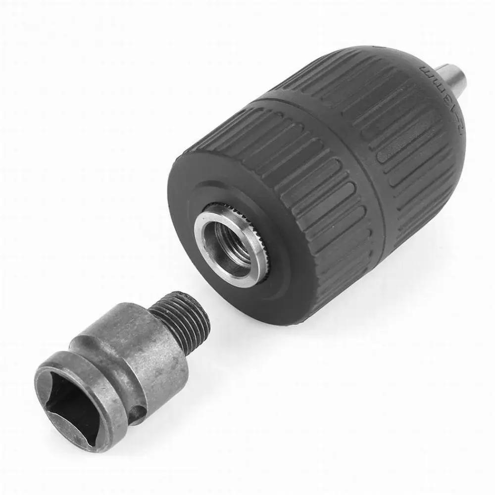 With Adapter Drill Chuck Workshop 1/2\"-20UNF 2-13mm Black
