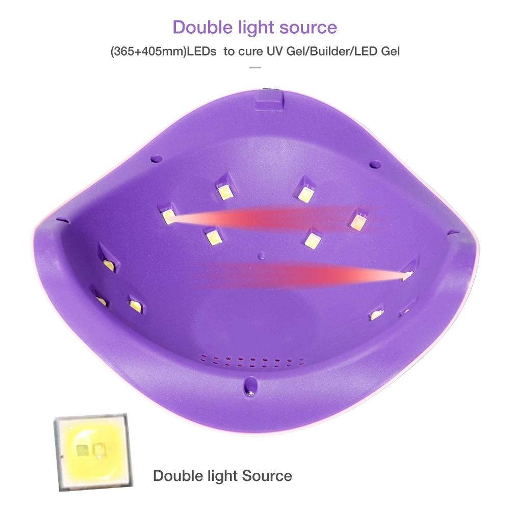 36W UV LED Lamp Nail Dryer Nail Lamp LEDs Lamp for Curing All Gels with Sensor USB Charge Manicure Nail Art Tools