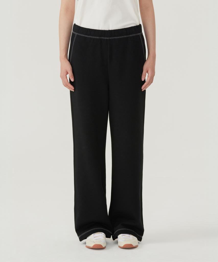 COVERNAT WOMAN Straight Sweatpants Black