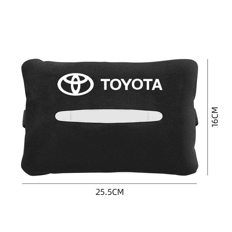 

Car stickers Multi-functional Leather Tissue Bag Hanging Storage Bag for Toyota chr Corolla Camry rav4 Yaris auris