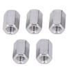 20Pcs Hex Coupling Nut Set Connector 304 Stainless Steel Industrial Fastener M6x1.0 10 L15mm
