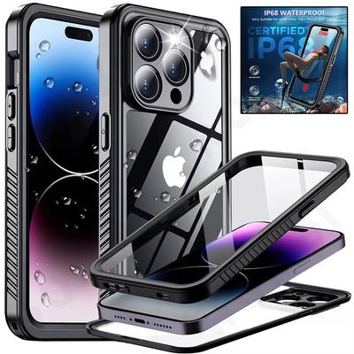 Vodotěsné pouzdro IP68 Shellbox pro iPhone 16 15 14 13 12 11 Pro Max XR XS Max 13Mini 15Plus Hliníkový kryt na telefon pro plavání