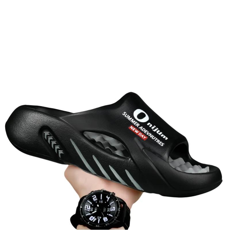 2025 Herren Massage Hausschuhe Indoor Outdoor Sandalen Strand Freizeitschuhe Bequeme Rutschen Männer Frauen Hausschuhe Große Größe 46 47