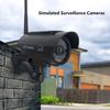 Dummy Fake Camera Security Outdoor, Powered Simulated Surveillance with 1 Flashing Red LED, Fake Dome Camera for Home/Business
