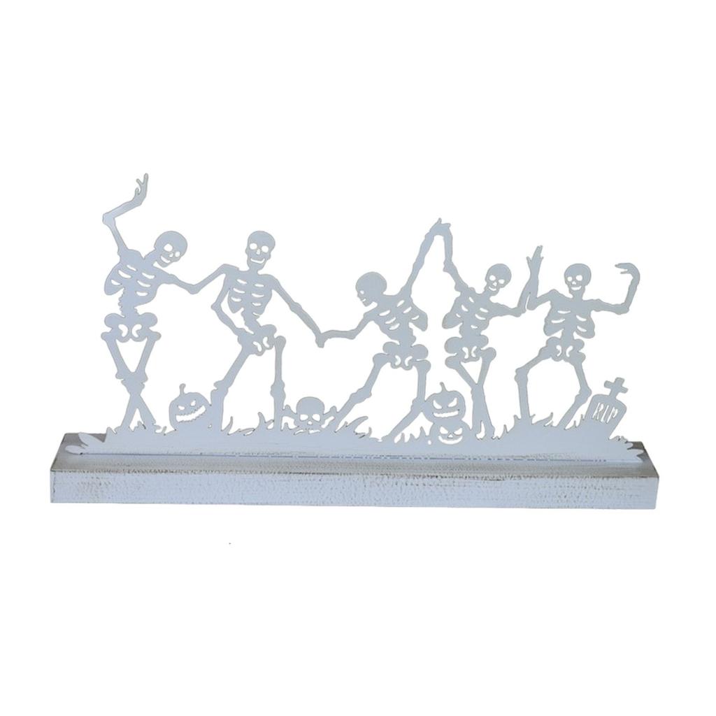 Halloween Iron Table Witch Phantom Atmosphere Decoration Creative LED Light