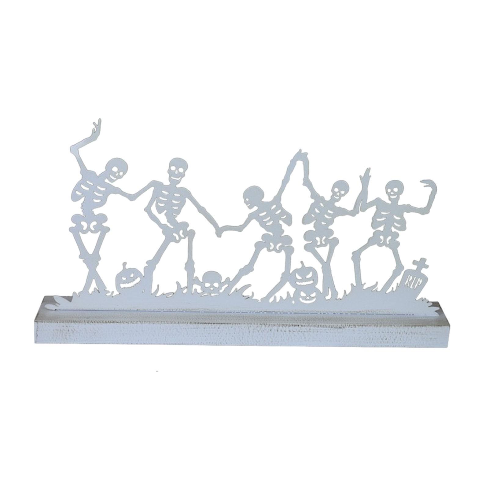 

Хэллоуин Железный Стол Ведьма Фантом Атмосфера Украшение Креативный Светодиодный Свет One Size белый