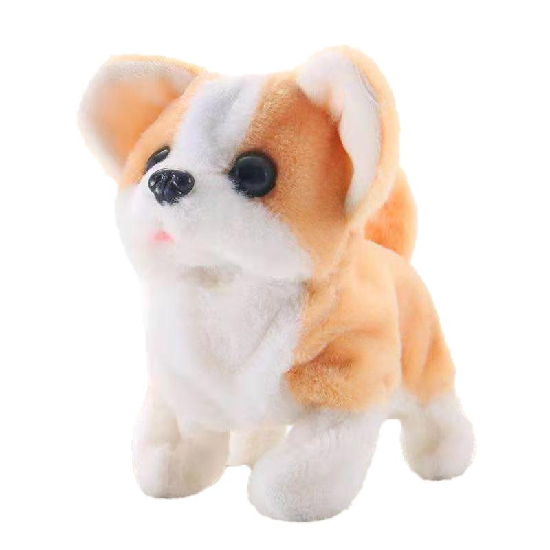 Electronic Interactive Dogs Toy Robot Puppy Pets Bark Stand Walk Movements Plush Toys for Kids Birthday Gift