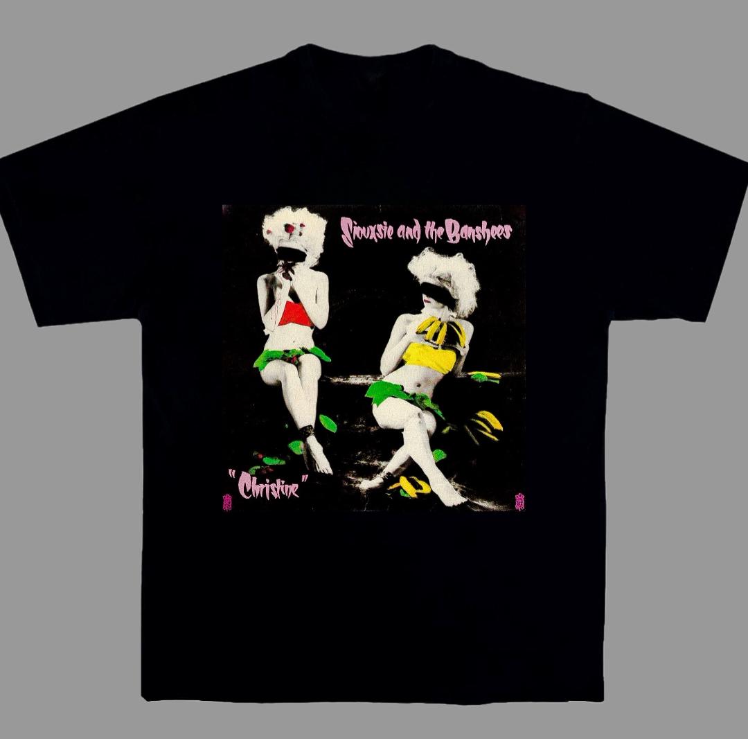 

SiouxsieThe Banshees Band Rock Music Art Style Summer Casual TShirt Unisexs and Womens Luxury Brand Top New S