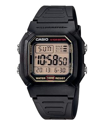 Standard Digitaluhr Schwarz Gold LCD Übersee-Modell [Casio] Herren W-800HG-9AV [Artikel]