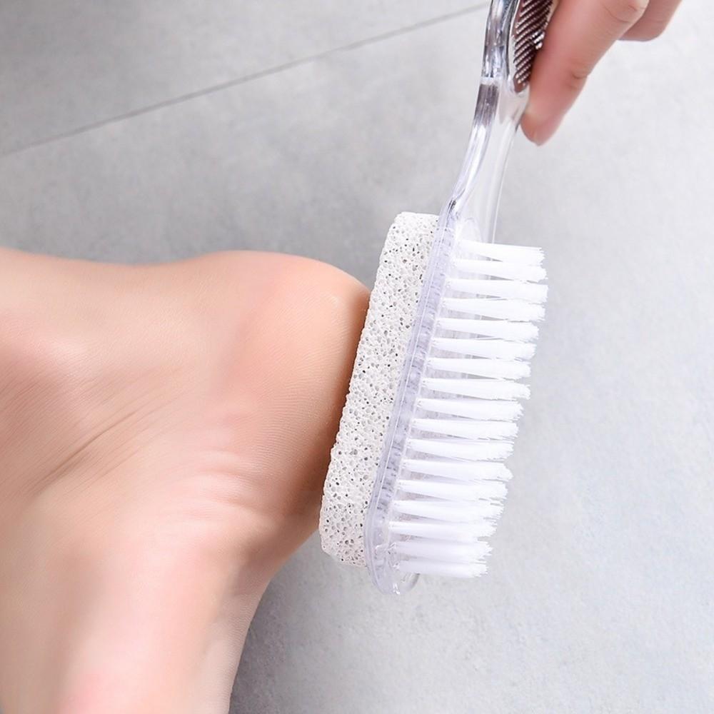Smooth Feet 4 in 1 Foot Brush Multifunctional Foot Care Scrubber Foot Pumice Stone Cleaning Dust