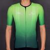 Morethan Short Sleeve Cycling Jersey Size L Men's HVP-018, Green,