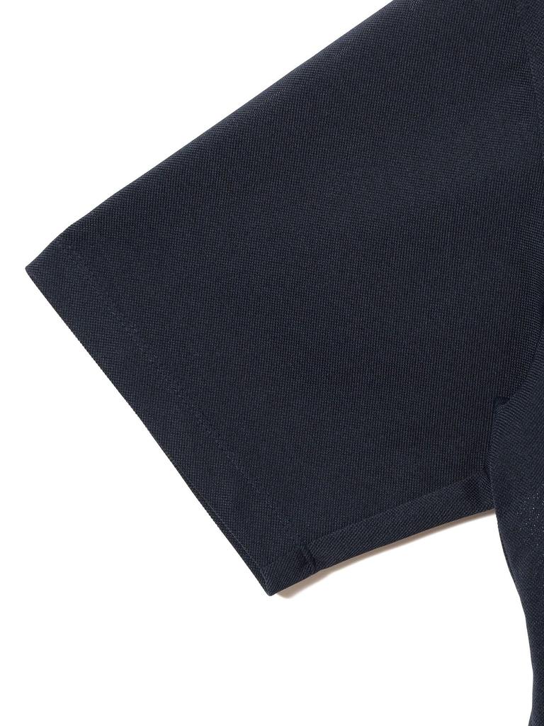 B:MING LIFE STORE by BEAMS S/S Polo Shirt [BEAMS 100 Masterpieces] Breeze Cool® Mesh Polo Shirt (Suitable for Matching), Men's Navy, Size Small