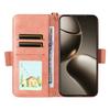 For Xiaomi 15T Pro Leather Case Magnetic Closure Wallet Stand Phone Cover with Crossbody Strap