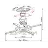 Projector Ceiling Bracket Universal 360 Degrees Swivel Adjustment Extendable Arms Hanger For Epson Optoma Benq Projector
