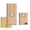 Dust Bags Paper Packs for Stanley and Vacuum Cleaners SL18410-5B E-Value Wet/Dry SL18410-5B (20L) / SL18410P-6A /SL18410-8B / SL18410P-5A /